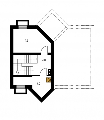 Grundriss des Untergeschosses - HARMONIA 38